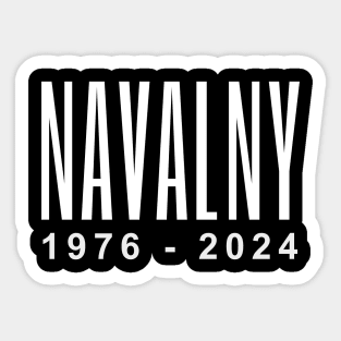 NAVALNY 1976 - 2024 RIP LEGEND Sticker